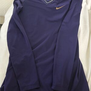 Nike Purple Long Sleeve Active Shirt